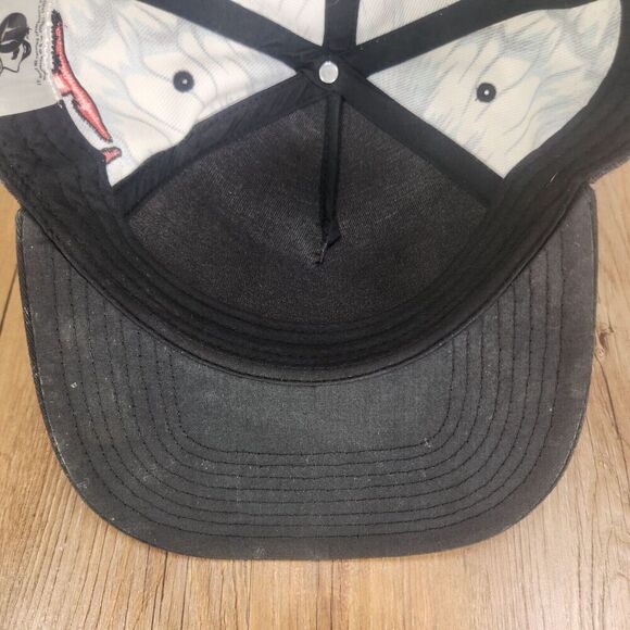 Stephen Kings IT Pennywise Big Face Snapback Hat Cap Black Green Movie Horror - Picture 8 of 10